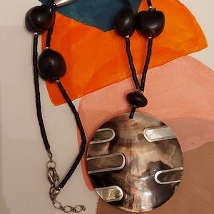 Handmade statement costume necklace